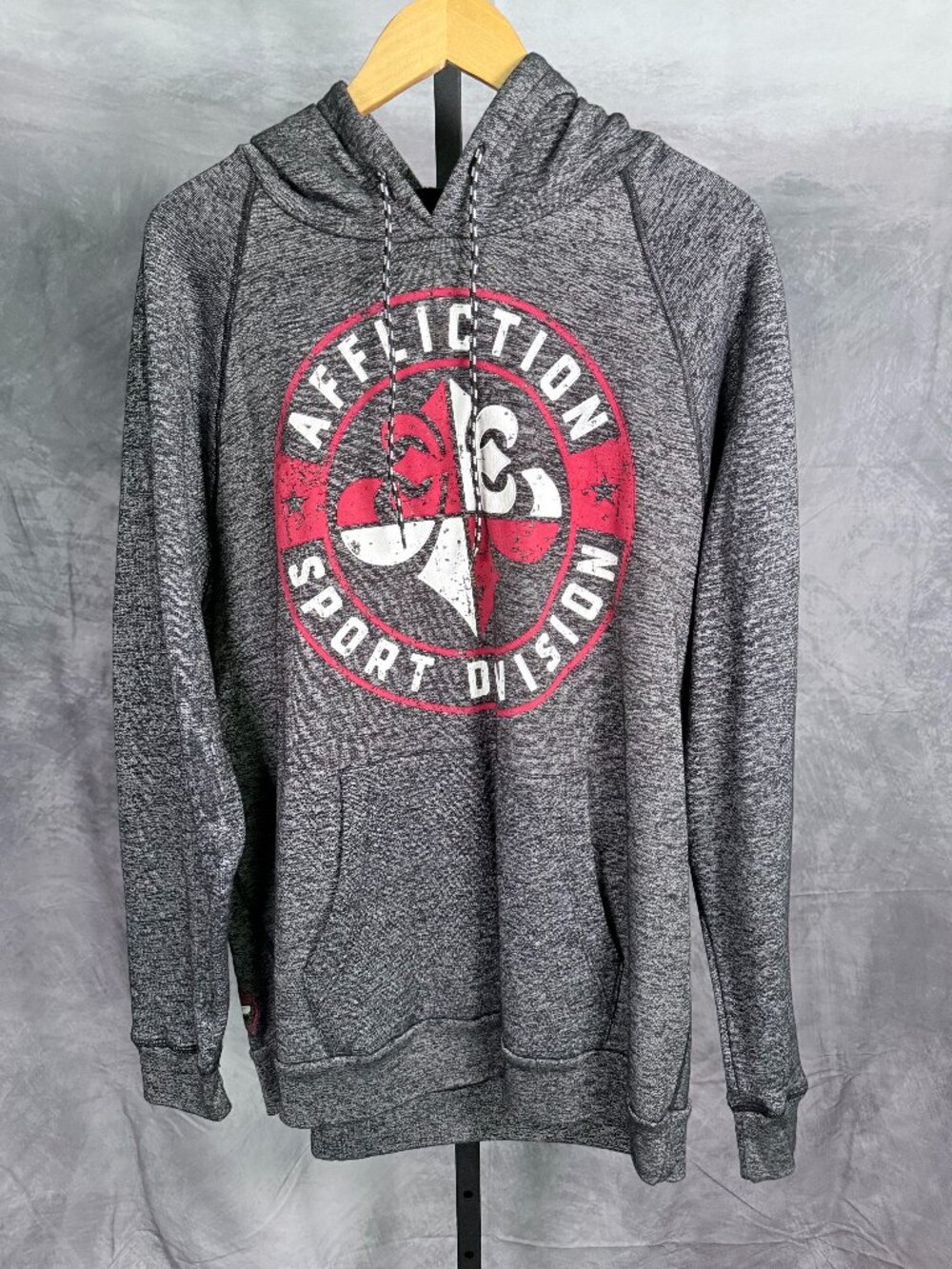 Affliction Sport Division Gray Performance Tracksuit Hoodie Joggers Set Size XL